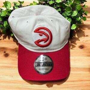 New Era 9 Twenty NWT NBA Atlanta Hawks Pacman White Red Strapback Hat Cap
